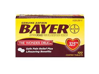 Bayer Aspirin 325Mg 100'S