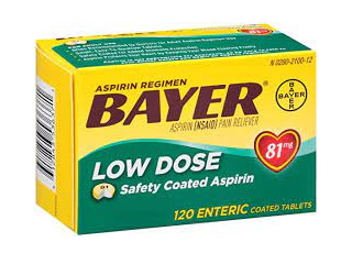 Bayer Aspirin 81Mg L/Dose-120'