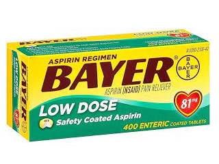 Bayer Aspirin 81Mg L/D 400 Tab