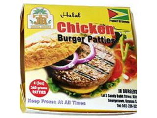 Chicken Burger Patties JR 4 count (3oz)