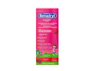 Benadryl Allergy Kids 4oz Cherry