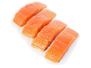 Fish US Salmon Fillet Frozen (Portion sized)/8Oz