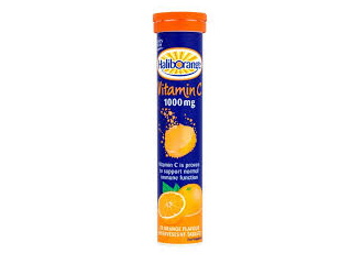 Haliborange Orange Flavoured Vitamin C 1000mg 20 count