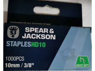 Staples Spear & Jackson HD10 10mm/3/8" 1000 pieces