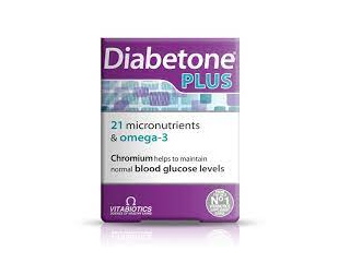 Vitabiotics Diabetone Plus 56 Tabs - Click Image to Close