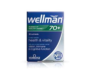 Vitabiotics Wellman 70+ 30 Tabs