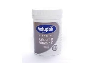 Valupak Calcium & Vit D 30'S - Click Image to Close