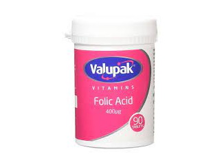 Valupak Folic Acid 90 Tabs - Click Image to Close