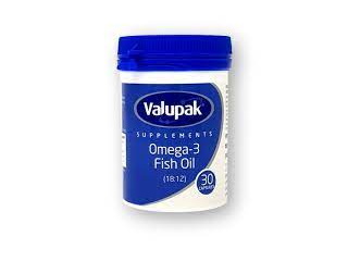 Valupak Omega-3 Fish Oil 30'S