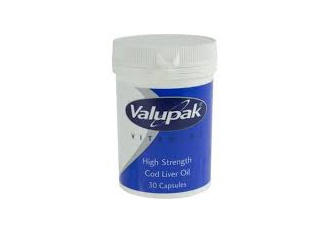 Valupak Cod Liver Oil 1000Mg 3