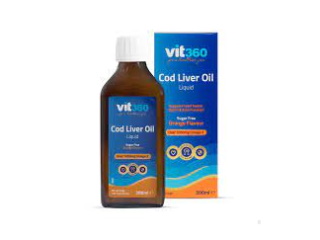 Vit 360 Cod Liver Oil & Orange 200Ml - Click Image to Close