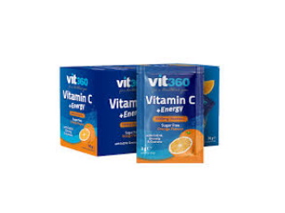 Vit 360 Vitamin C + Energy 30 sachets - Click Image to Close