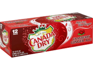 Canada Dry Cranberry Soda 355ml Cans (12 Pack)