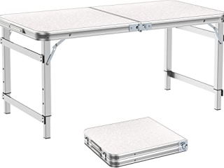 Table Aluminium Table Folding with Stool