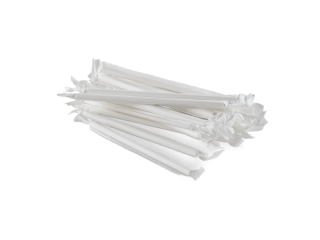 Straw Party Time Plastic 8" 250pcs