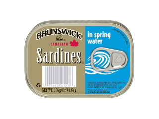 Sardine in Water Brunswick 3.75oz