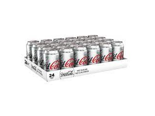 Coke Soda Diet 355ml Cans (24 Flat)