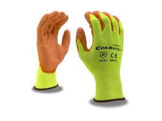 Gloves Cordova Hi Vis Orange & Yellow 13G Large