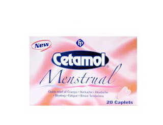 Cetamol Menstrual Caps 20'S