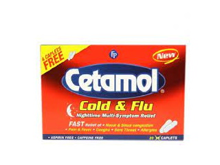 Cetamol Cold & Flu Nighttime 20'S