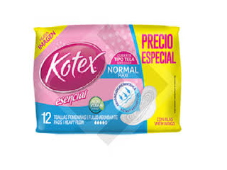 Kotex Esencial with Wings 12 count