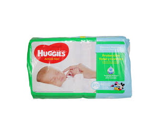 Diapers Huggies Active Sec Newborn Size 1 26 Pack