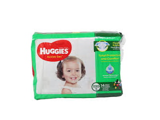 Diapers Huggies Active Sec Size 5 14 Pack
