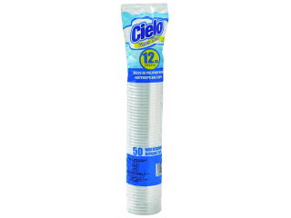 Cielo Disposable 12 oz Cups 50 pc Pack - Click Image to Close