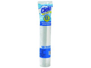 Cielo Disposable 12 oz Cups 50 pc Pack