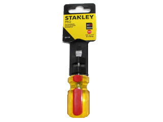 Screwdriver Stanley Pro 1/4" x 1-1/2" (6 x 38mm) - Click Image to Close