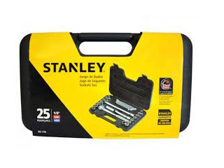 Socket Set Stanley 1/2" 25 pieces - Click Image to Close