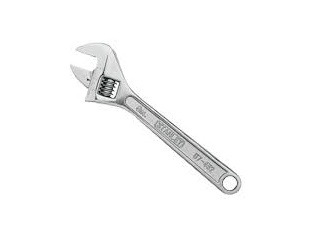Wrench Stanley Chromed Adjustable 200mm (8") - Click Image to Close