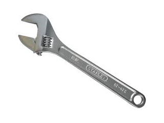 Wrench Stanley Chromed Adjustable 305mm (12") - Click Image to Close