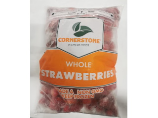 Frozen Fruit Whole Strawberries Cornerstone 5lb