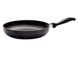 Futura Fry Pan Flat sides 26cm w Stainless Steel Lid (Q23/NF26R)