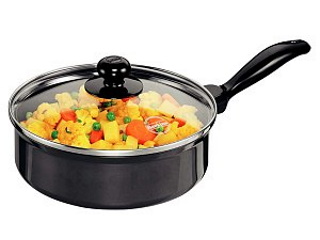 Futura Curry Pan w Glass lid- 20cm (Q62)