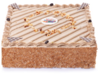 Cake Vanilla Square (30 x 30 cm)