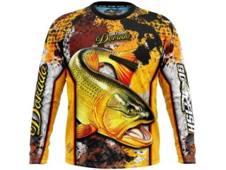 Go Fish Golden Salmon "Dorado" Fishing Shirt
