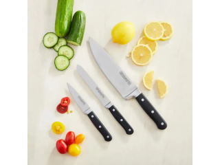 Knife Classic 3-Piece Triple Rivet Starter Cutlery Set