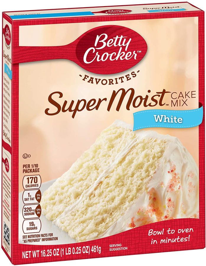 Cake Mix Betty Crocker White 432g - Click Image to Close