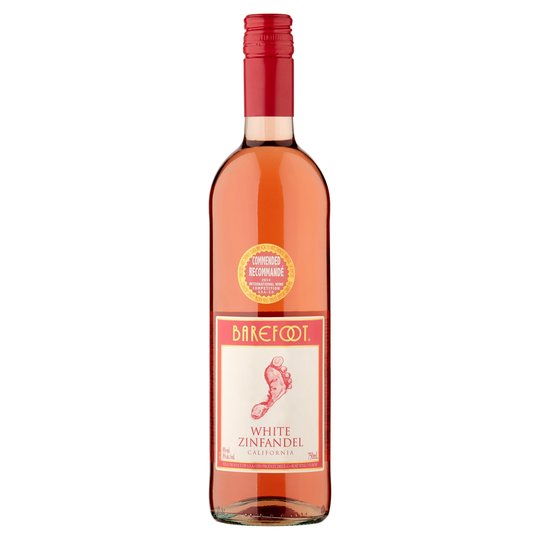 Barefoot White Zinfandel 750ml - Click Image to Close