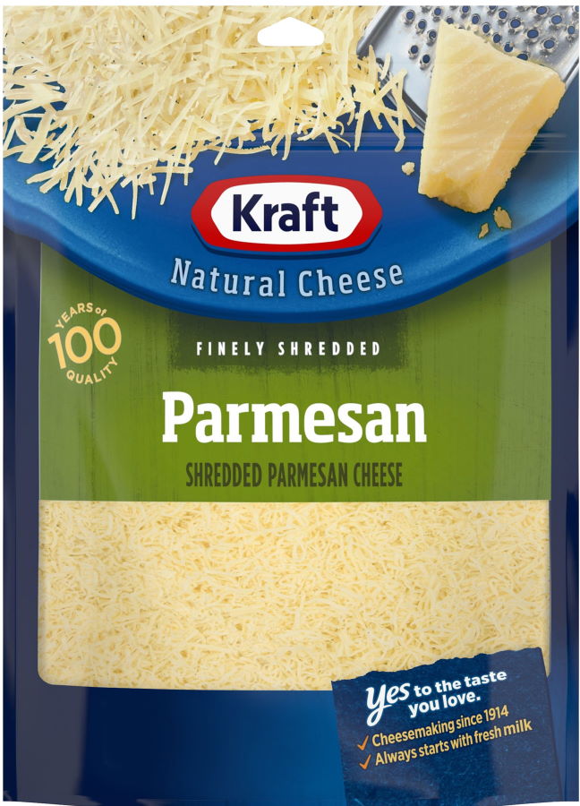 Cheese Kraft Shredded Parmesan 6oz Bag - Click Image to Close
