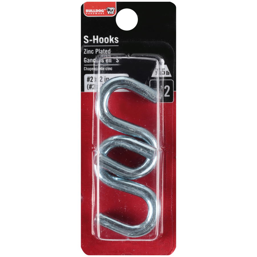 Hook `S` Shaped #2x 2inch 2pcs - Click Image to Close