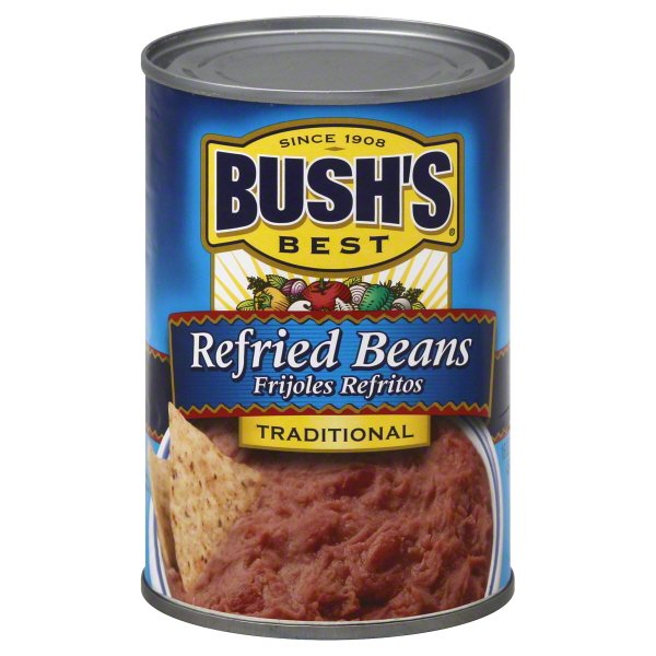 Bush's Traditional Refried Beans 16oz - Click Image to Close