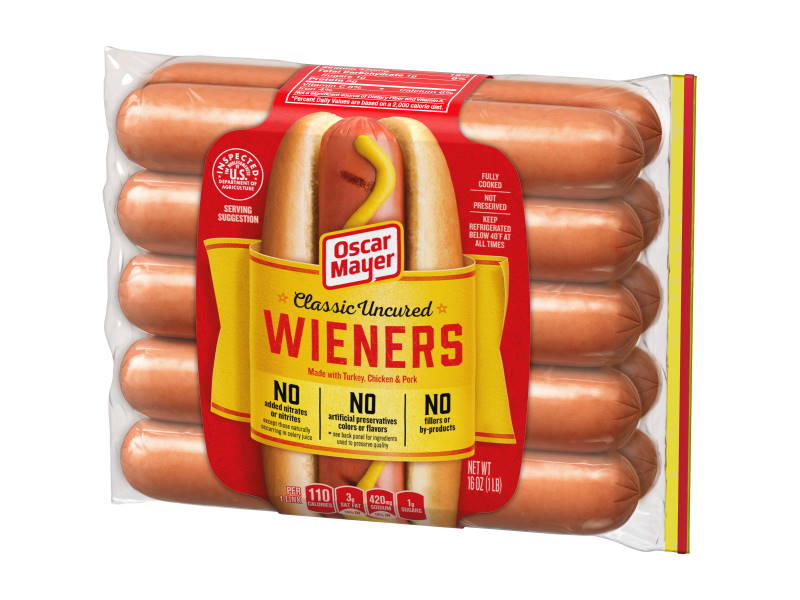 Hot Dogs - Oscar Mayer Classic Wieners 10ct - Click Image to Close