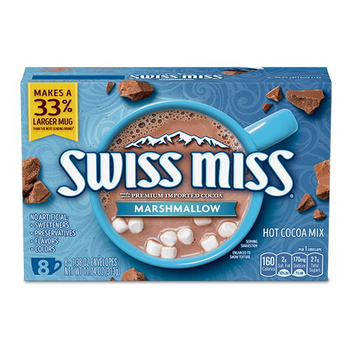 SwissMiss Cocoa Marshmallow Single 24pk - Click Image to Close