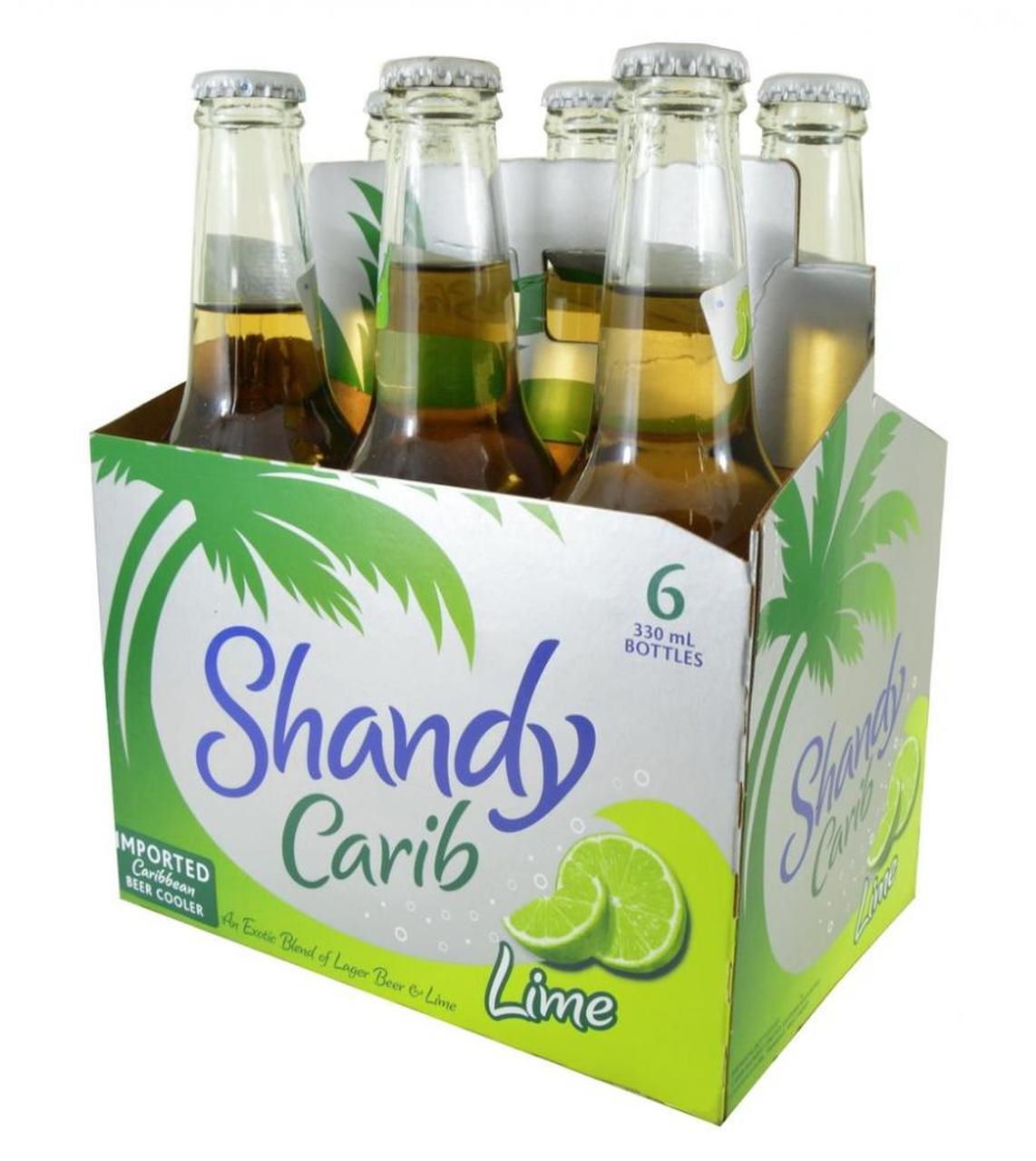 Shandy Carib Lime 6x275ml - Click Image to Close