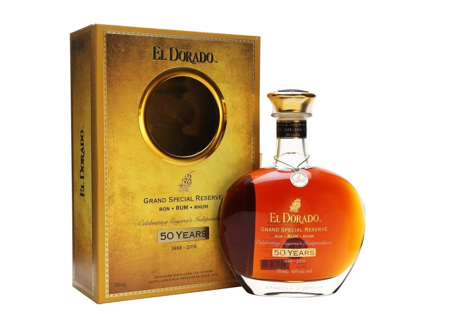 Rum El Dorado 50 Anniversary 750ml - Click Image to Close