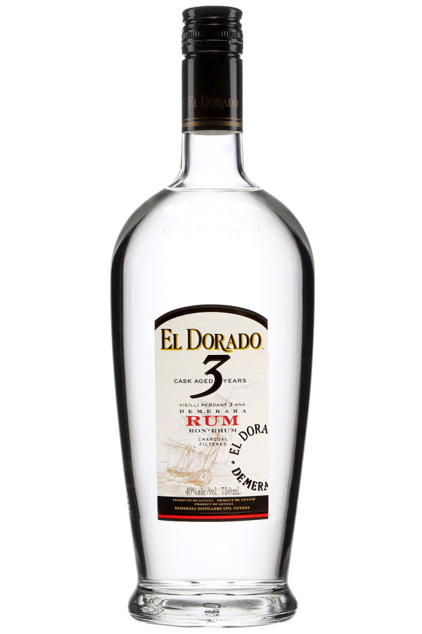 Rum El Dorado 3 Yr Old Cask 750ml - Click Image to Close