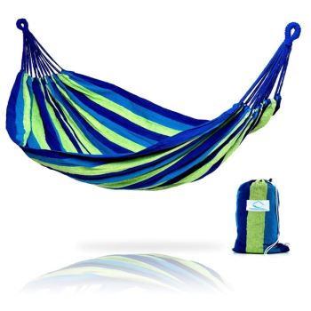 Hammock Cotton China Small Blue Green - Click Image to Close